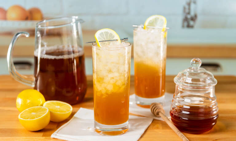 Recipe Sweet Tea Honey Fizz