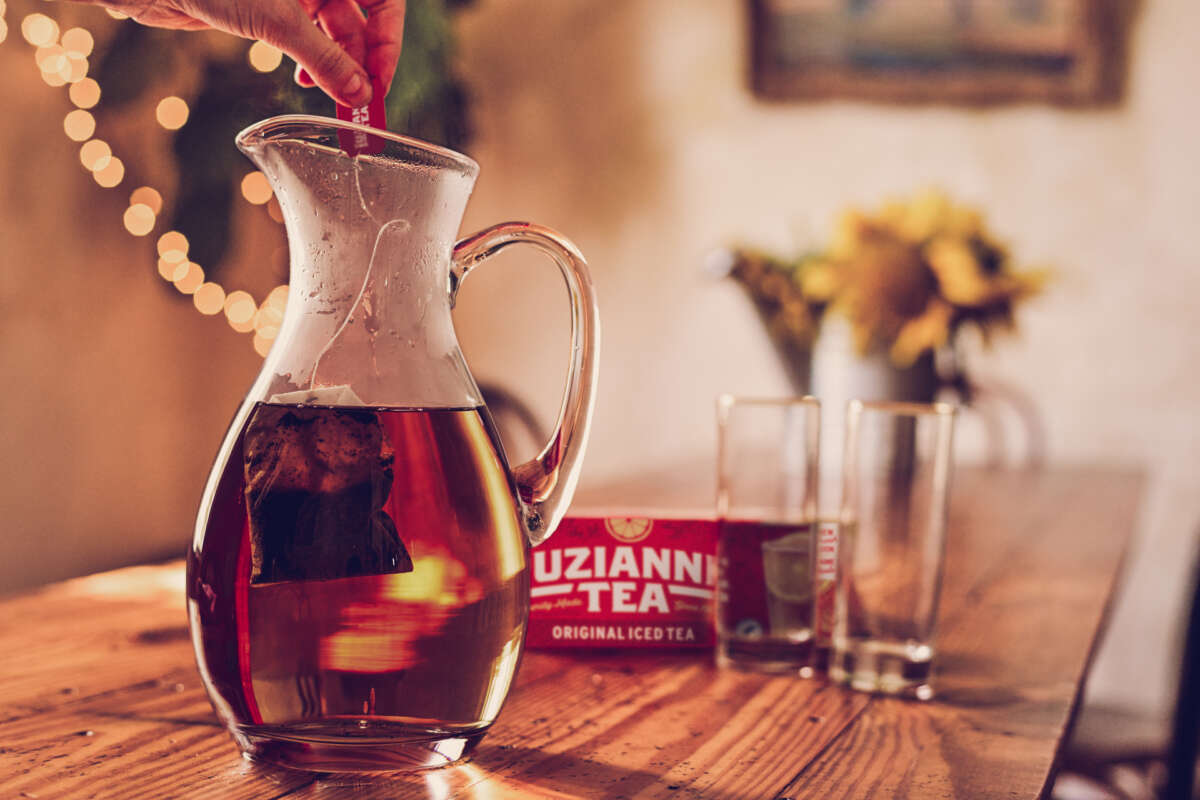 Steeping Pitcher of Tea