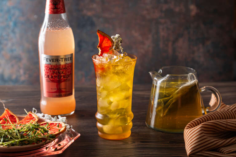 Spritzy green tea elderflower recipe